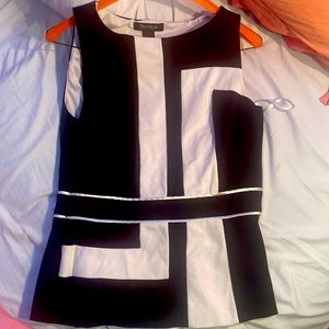 Black and white shirt